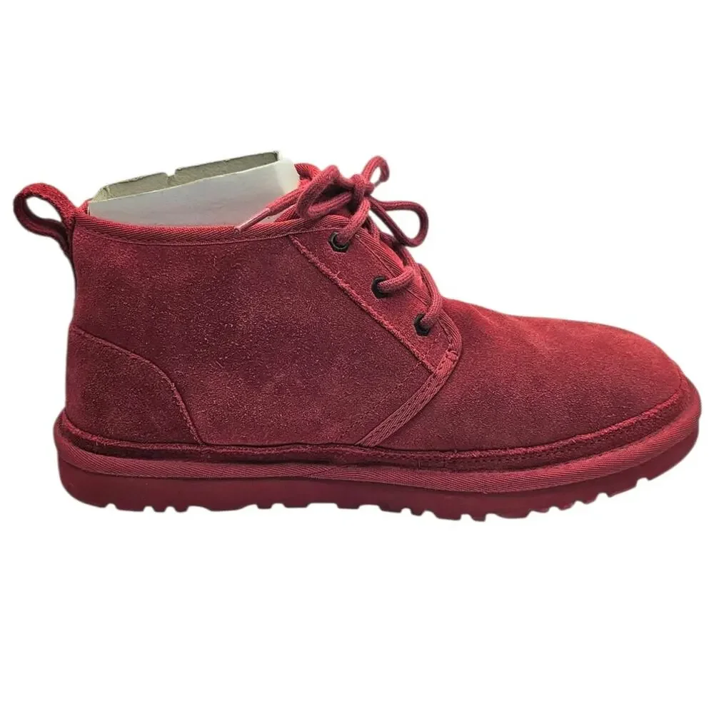 UGG Mens Red Neumel Suede Heritage Chukka Classic Boots